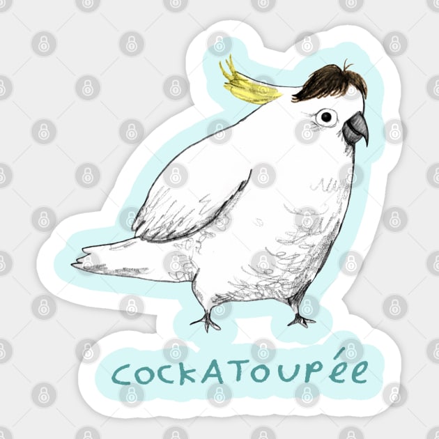 Cockatoupée Sticker by Sophie Corrigan